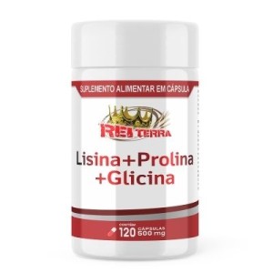 LISINA PROLINA GLICINA 120CAPS 500MG