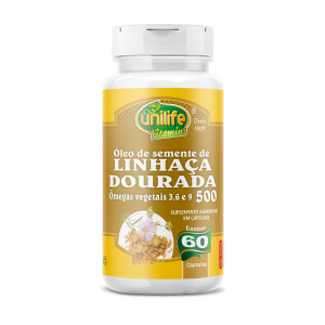 OLEO DE LINHACA DOURADA 1000MG 60CAPS